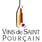 logo vins de saint-pourcain représentant un bouteille